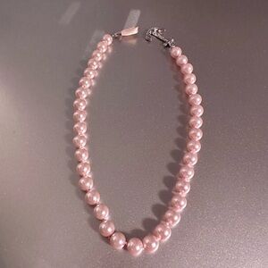 Kiel James Patrick Pink Pearl Anchor Necklace-New